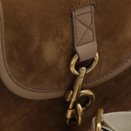 26SS 버버리 미니 B 클립 메신저 백 8120200A3819 Brown - BURBERRY