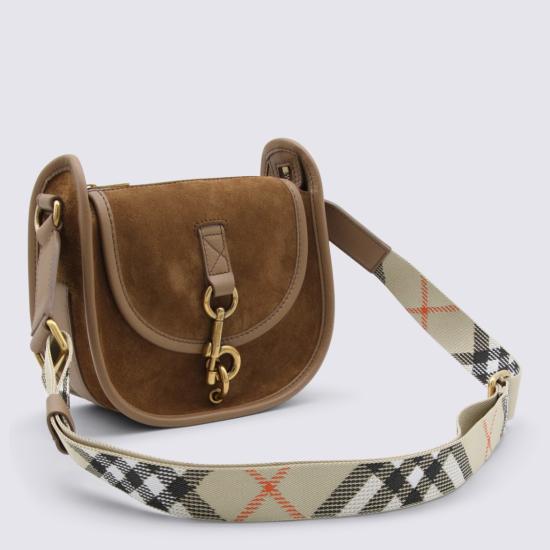 26SS 버버리 미니 B 클립 메신저 백 8120200A3819 Brown - BURBERRY