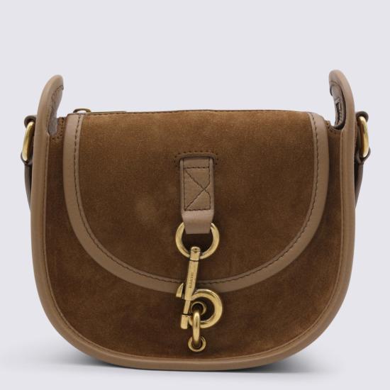 26SS 버버리 미니 B 클립 메신저 백 8120200A3819 Brown - BURBERRY