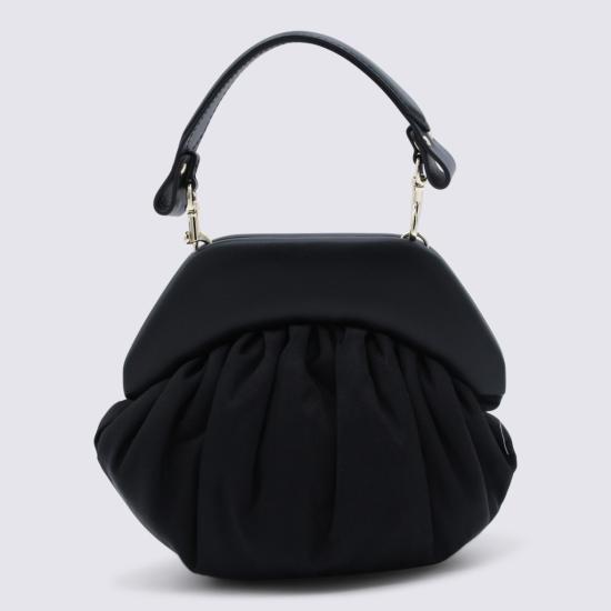 26SS 비비안웨스트우드 사피아노 탑핸들 클러치 파우치 49030001WW01F4N401 Black - VIVIENNE WESTWOOD