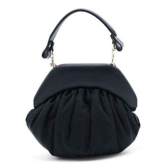 26SS 비비안웨스트우드 사피아노 탑핸들 클러치 파우치 49030001WW01F4N401 Black - VIVIENNE WESTWOOD