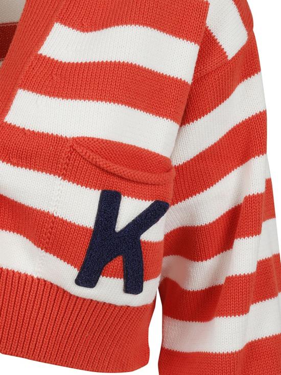  겐조 가디건 FD52CA3563CG21 Red - KENZO