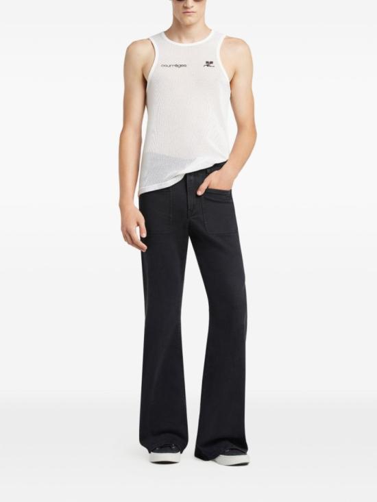 26SS 쿠레쥬 반팔 티셔츠 126JDE041JS0069 0001 White - COURREGES