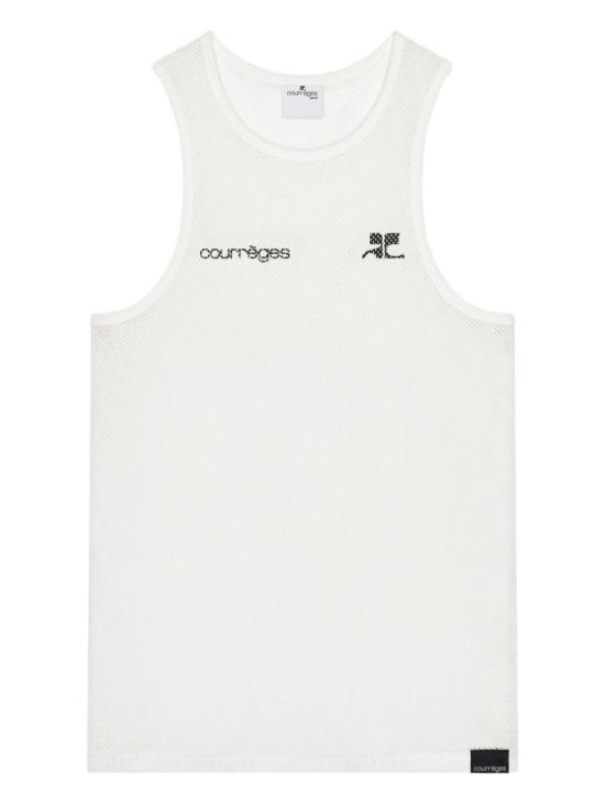 26SS 쿠레쥬 반팔 티셔츠 126JDE041JS0069 0001 White