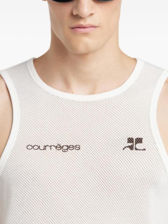26SS 쿠레쥬 반팔 티셔츠 126JDE041JS0069 0001 White - COURREGES
