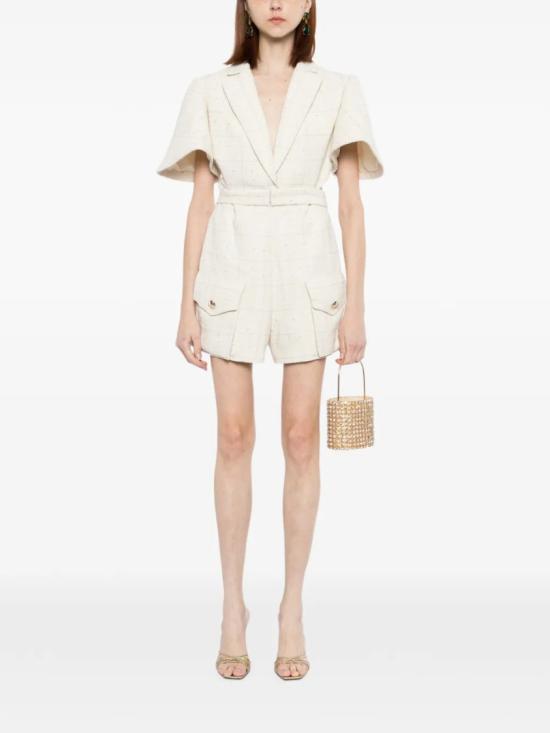  사이드 코베이시 점프수트 트위드 숏 - SAIID KOBEISY