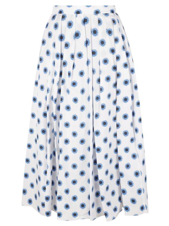  알렉산더 맥퀸 롱 스커트 684284QDAMI4155 White