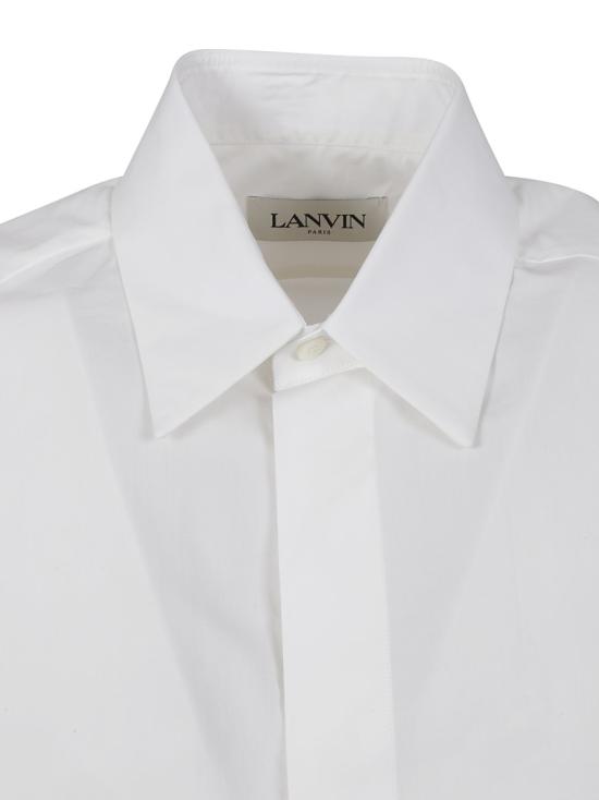  랑방 긴팔 셔츠 SI00015600P2301 White - LANVIN