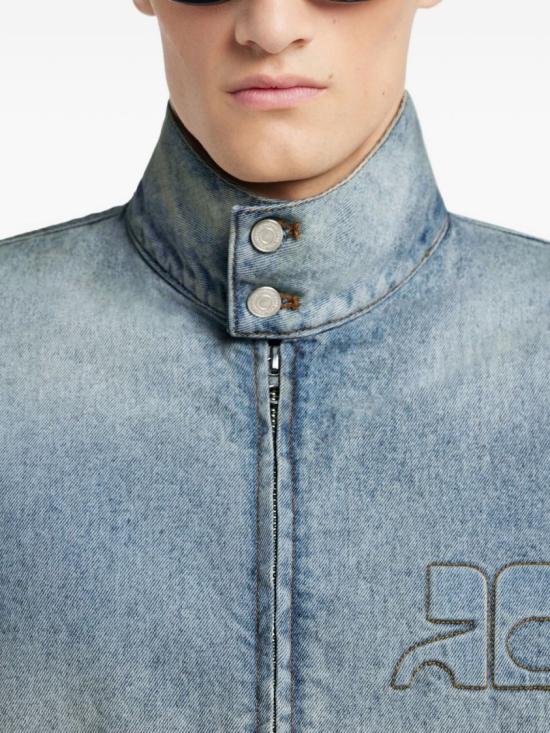 26SS 쿠레쥬 데님 자켓 126DBL328DE0058 7055 Blue - COURREGES