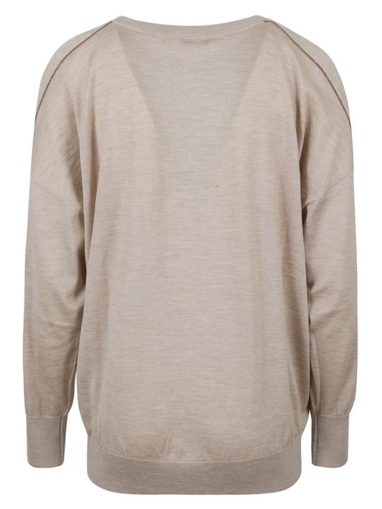  브루넬로 쿠치넬리 니트웨어 M13869100 C2358 White - BRUNELLO CUCINELLI