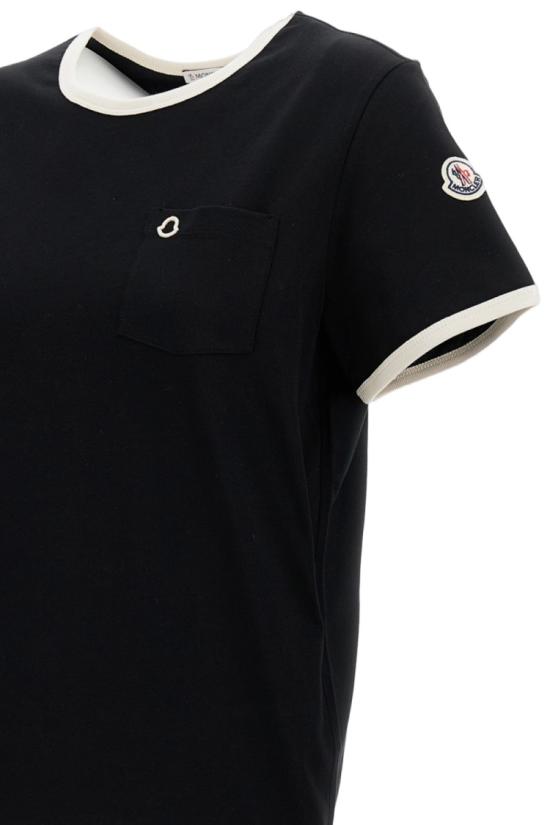 26SS 몽클레어 반팔 티셔츠 8C0001989AUOF90 BLACK DOM - MONCLER