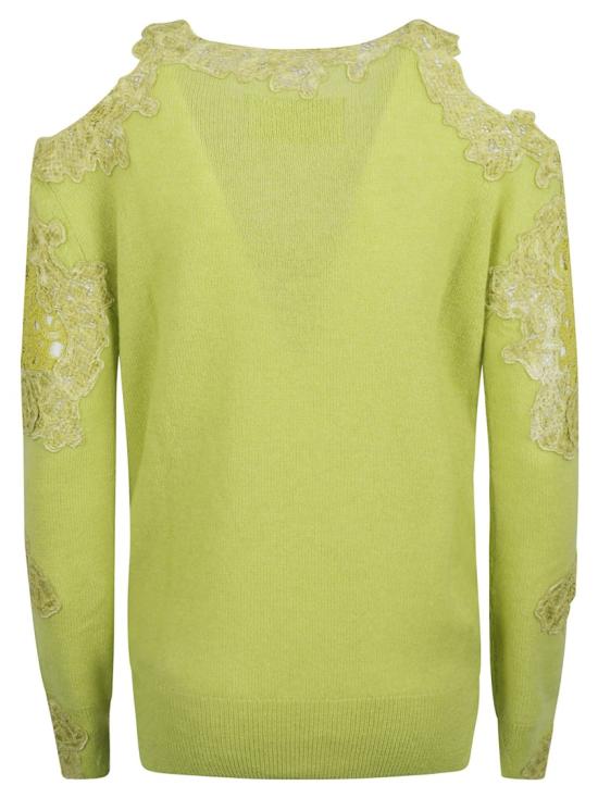  에르마노 설비노 긴팔 티셔츠 D425M300APPYU60435 Green - ERMANNO SCERVINO