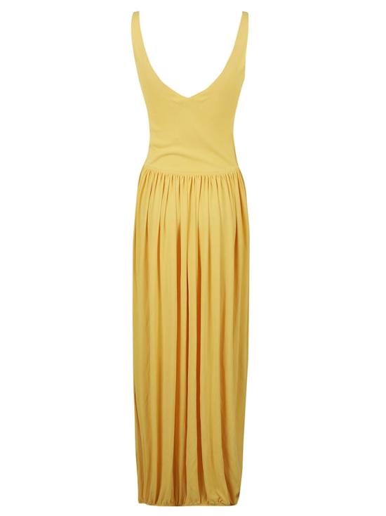  랑방 롱 원피스 DR00574792E23810 Gold - LANVIN