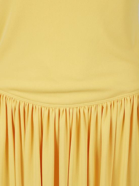  랑방 롱 원피스 DR00574792E23810 Gold - LANVIN
