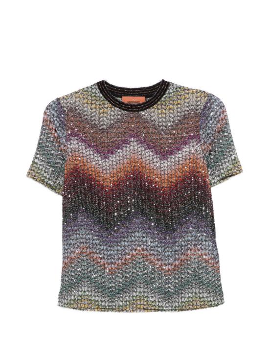 26SS 미소니 반팔 티셔츠 DS26SL00 BC005YS72P0 MultiColour