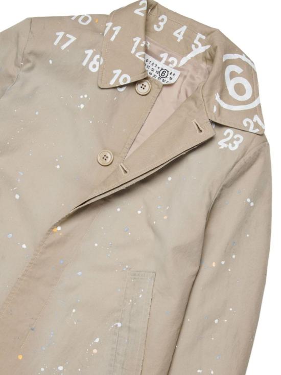 26SS [키즈] MM6 메종마르지엘라 패딩 M60928MM07B M6709 Beige - MM6 MAISON MARGIELA