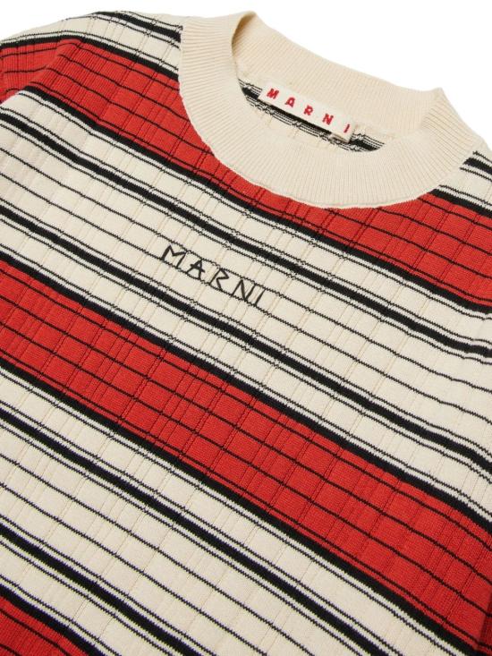 26SS [키즈] 마르니 캐시미어 니트 M01821M00X3 0M435 Red - MARNI