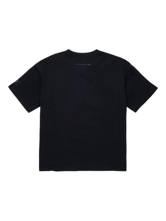 26SS [키즈] MM6 메종마르지엘라 티셔츠 M61021MM02Y M6900 Black - MM6 MAISON MARGIELA