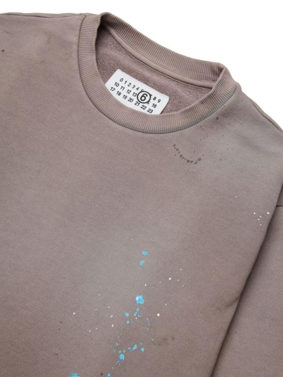 26SS [키즈] MM6 메종마르지엘라 캐시미어 니트 M61006MM07K M6908 Grey - MM6 MAISON MARGIELA