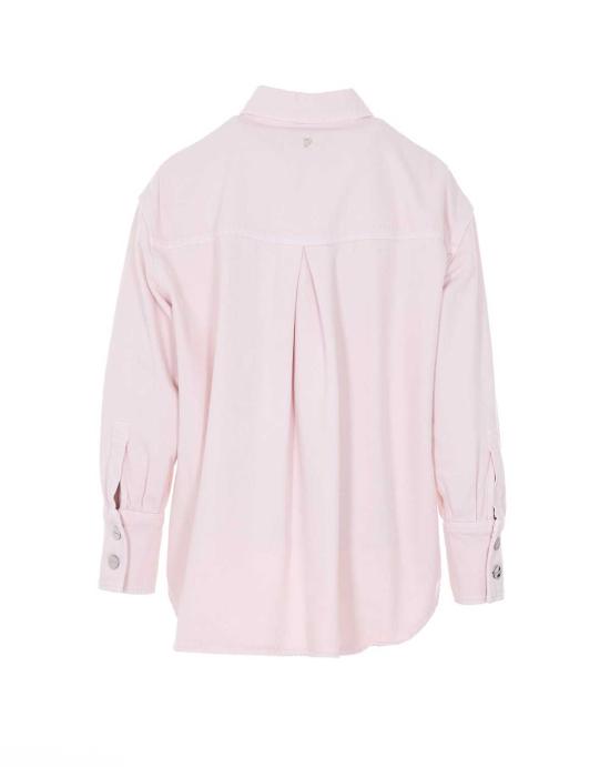  돈답 탑 돈덥 코튼 셔츠 핑크 - DONDUP