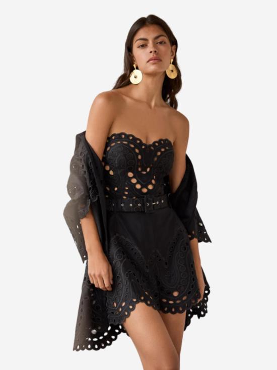  차로루이즈 숏팬츠 차로 루이스 듄 쇼츠 블랙 - CHARORUIZ