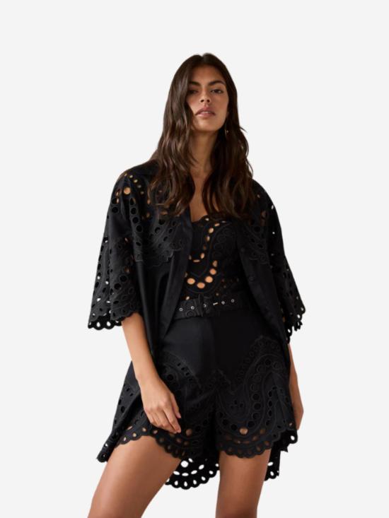  차로루이즈 숏팬츠 차로 루이스 듄 쇼츠 블랙 - CHARORUIZ