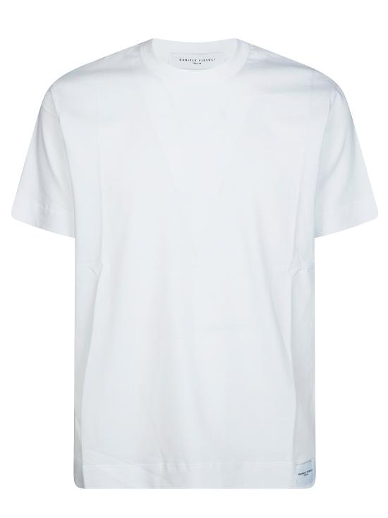 26SS 다니엘피에솔리 반팔 티셔츠 0643 01 BIANCO