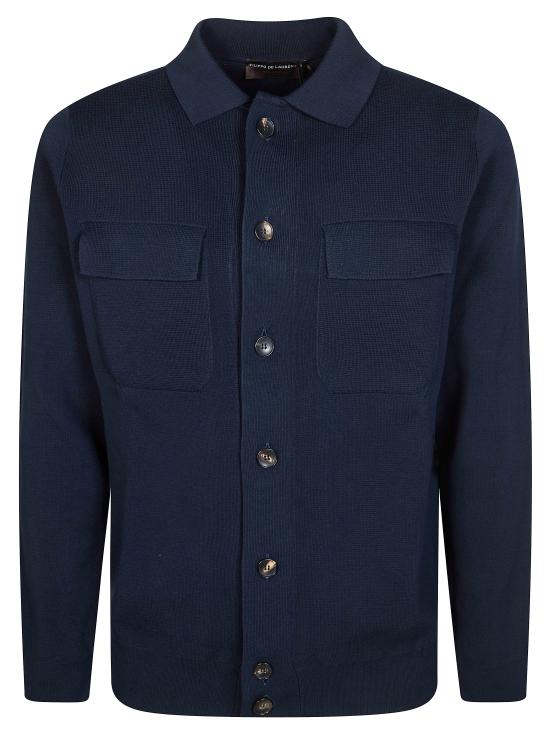 26SS 필리포 드 로렌티스 가디건 FJ1MLTPCR12M 890 BLU