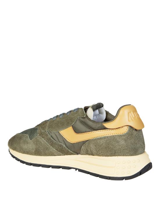 26SS 오트리 릴윈드 로우 나일론 스웨이드 스니커즈 WWLMUT44 KHATAFFY VERDE - AUTRY