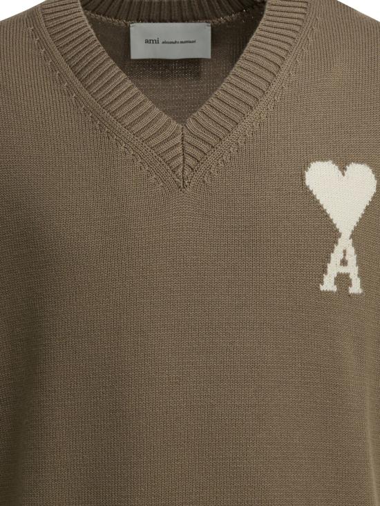 26SS 아미 베스트 UKS860KN0156A117 BEIGE TAUF ECRU DOM - AMI