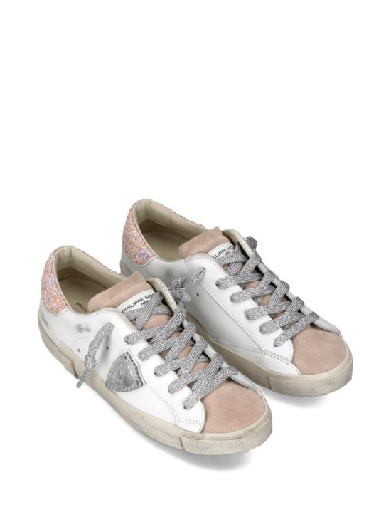 26SS 필립모델 스니커즈 PRLD VG06 Glitter blanc rose