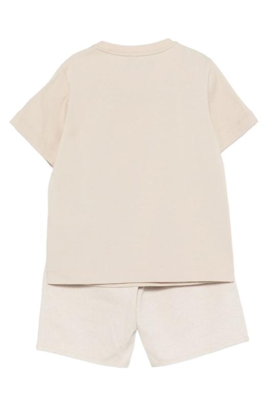 26SS [키즈] 알마니 캐주얼 세트 EB001621 AF13715 M1399 Beige - ARMANI