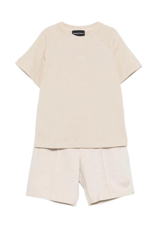 26SS [키즈] 알마니 캐주얼 세트 EB001621 AF13715 M1399 Beige