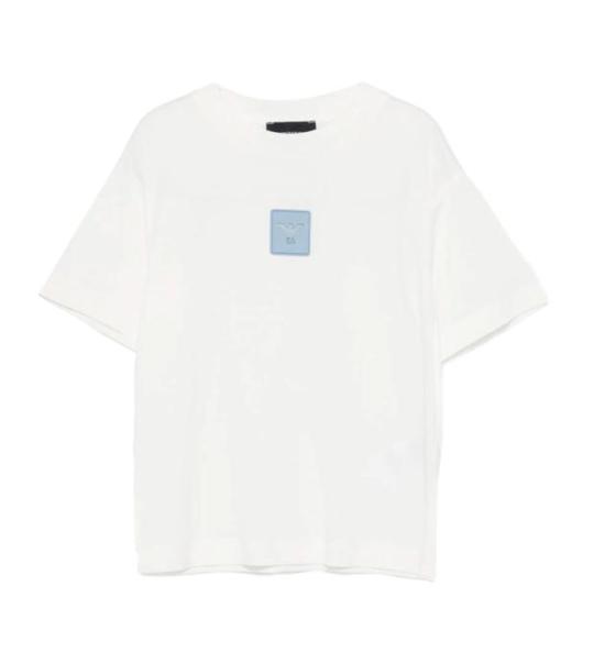 26SS [키즈] 알마니 티셔츠 EB001624 AF10127 U0003 White