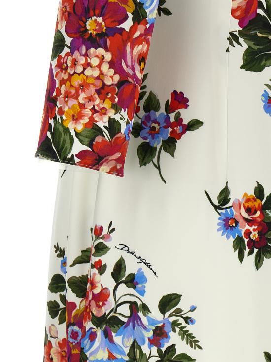 26SS 돌체앤가바나 미디 원피스 F612VTFSICEHA5ZO White - DOLCE & GABBANA
