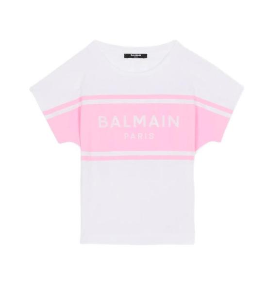 26SS [키즈] 발망 티셔츠 BY8A31 Z3672 100RS White