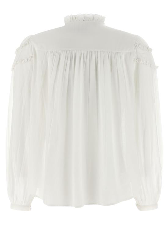 26SS 이자벨마랑에뚜왈 블라우스 HT0681FBB3J04E20WH White - ISABEL MARANT ETOILE