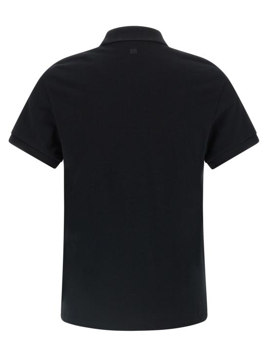 26SS 아미 스몰 하트 로고 폴로 티셔츠 HPL411760045 Black - AMI