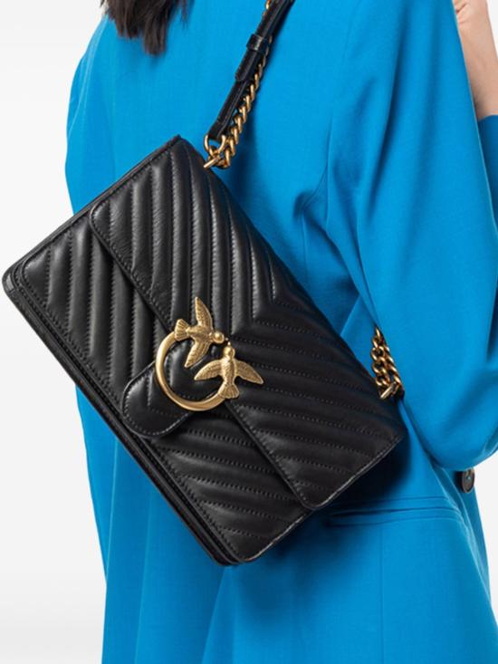 26SS 핑코 크로스백 100941 A0GKZ99Q Nero oro - PINKO