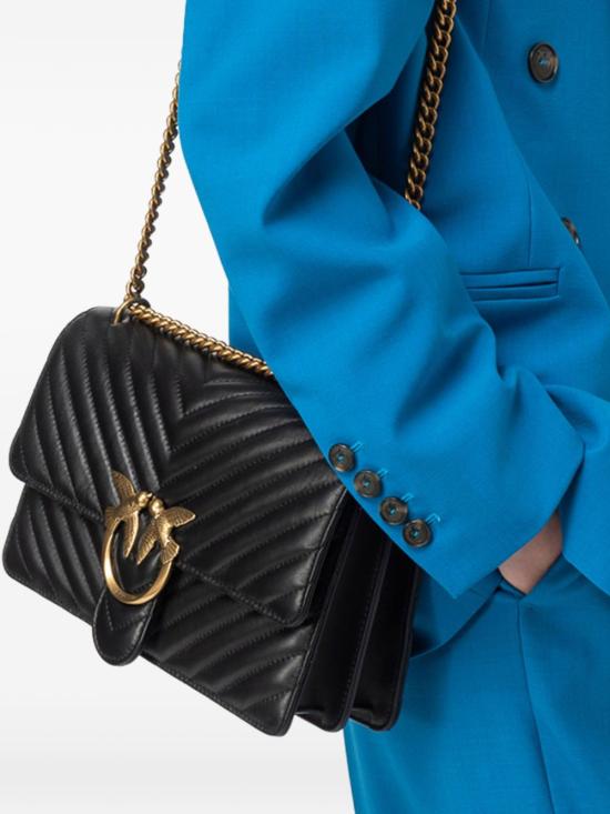 26SS 핑코 크로스백 100941 A0GKZ99Q Nero oro - PINKO