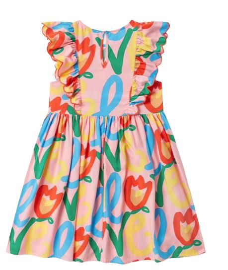 26SS [키즈] 스텔라 맥카트니 원피스 TY1C32 Z3437 509MC Pink - STELLA MCCARTNEY