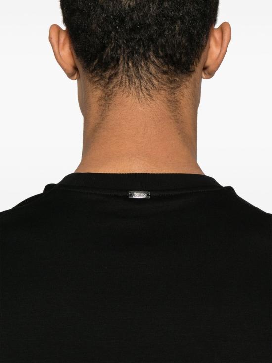 26SS 에르노 반팔 티셔츠 JG000206U 520599300 Black - HERNO