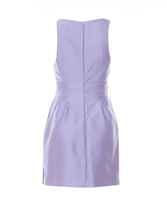 26SS 엘리자베타프랜치 미디 원피스 AB87561E2 EV7 Purple - ELISABETTA FRANCHI