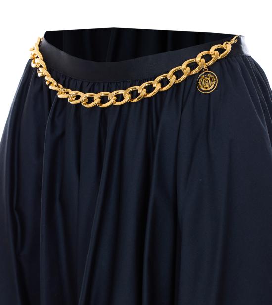 26SS 엘리자베타프랜치 미디 스커트 GO16061E2 110 Black - ELISABETTA FRANCHI