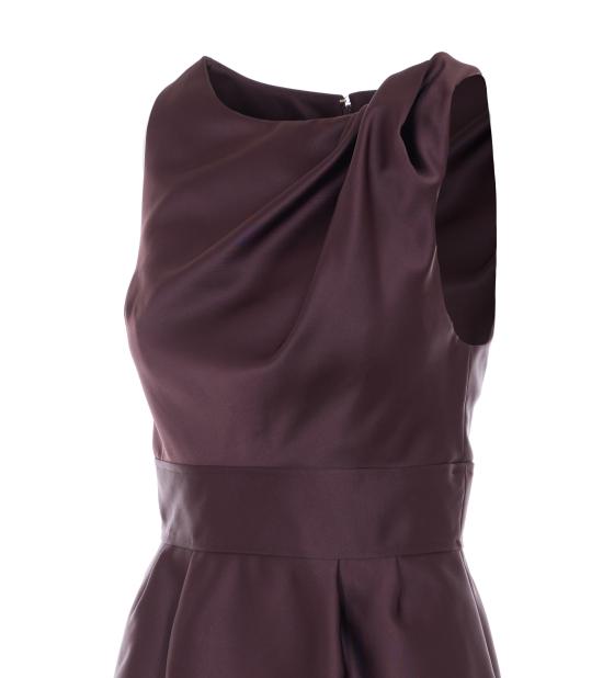 26SS 엘리자베타프랜치 미디 원피스 AB87561E2 644 Brown - ELISABETTA FRANCHI