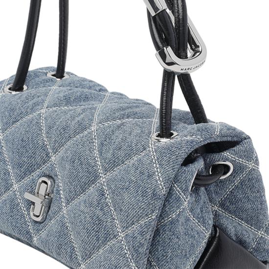 26SS 마크제이콥스 퀼티드 데님 미니 듀얼 백 2P5HSH013H03 416 Blue - MARC JACOBS