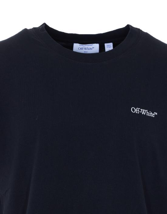 26SS 오프화이트 반팔 티셔츠 OMAA027S26JER001 0001 Black - OFF WHITE