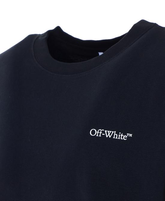 26SS 오프화이트 반팔 티셔츠 OMAA027S26JER001 0001 Black - OFF WHITE