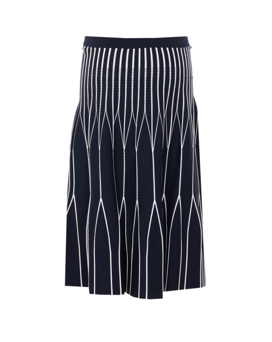 26SS 엘리자베타프랜치 미디 스커트 GK31S62E2 685 Black - ELISABETTA FRANCHI