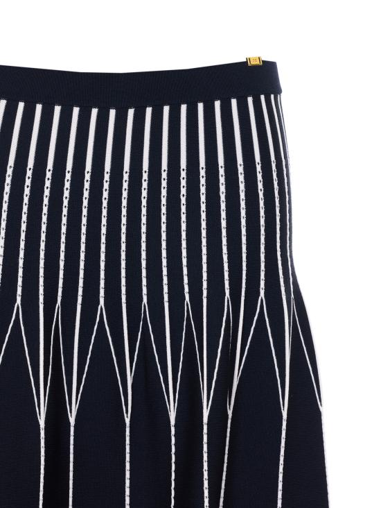 26SS 엘리자베타프랜치 미디 스커트 GK31S62E2 685 Black - ELISABETTA FRANCHI